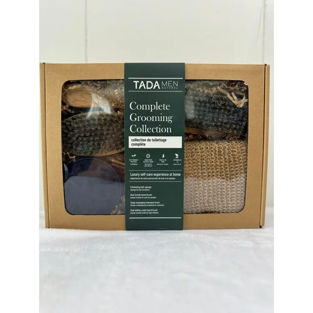 TADA Men Natural Complete Grooming Collection 4-Piece Gift Set